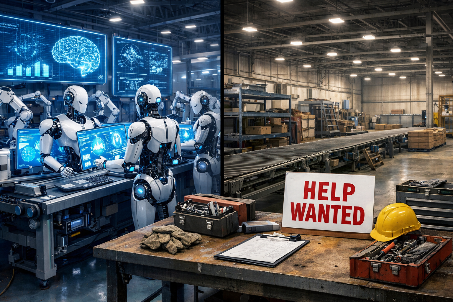 Workers Wanted in the Age of AI: How Labor Shortages Are Holding Back the Real Economy
